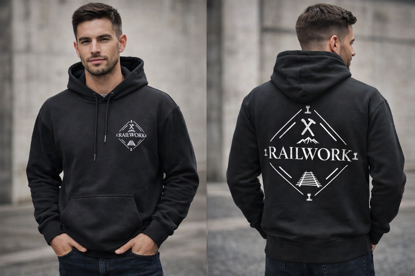 HOODIE RAILWORK * Précommande seulement* Hangar-29 référence jeans