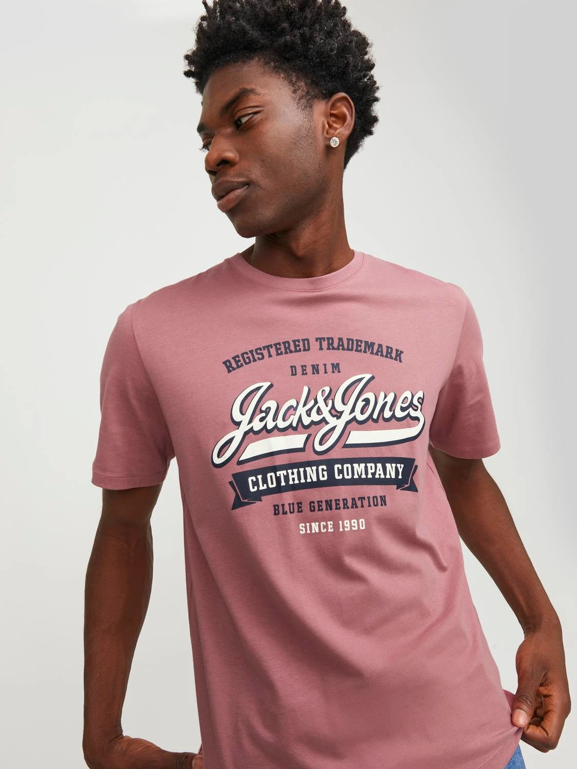 T-shirt rouge Jack&Jones pour homme