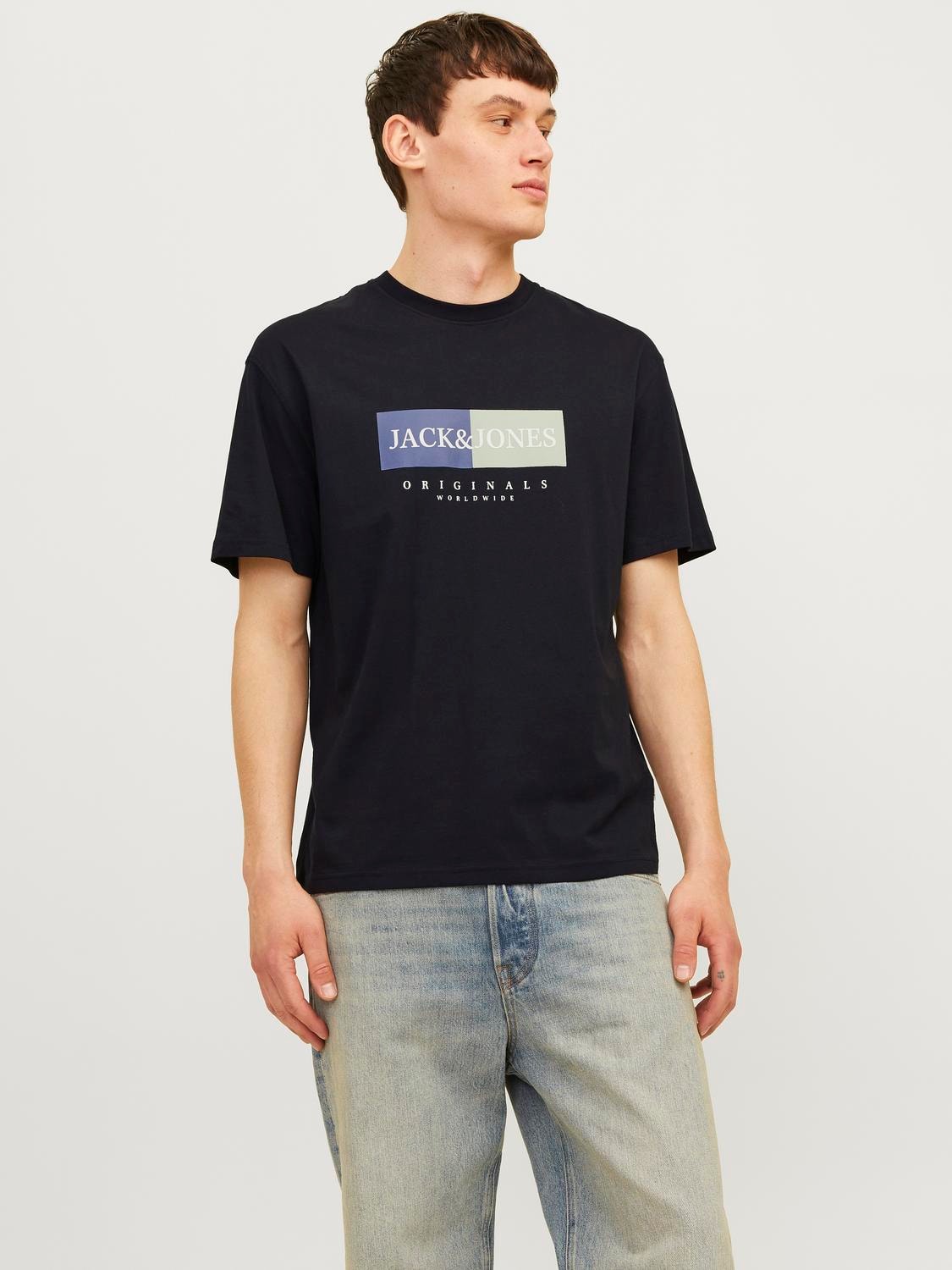 T-shirt NOIR jack & Jones pour homme