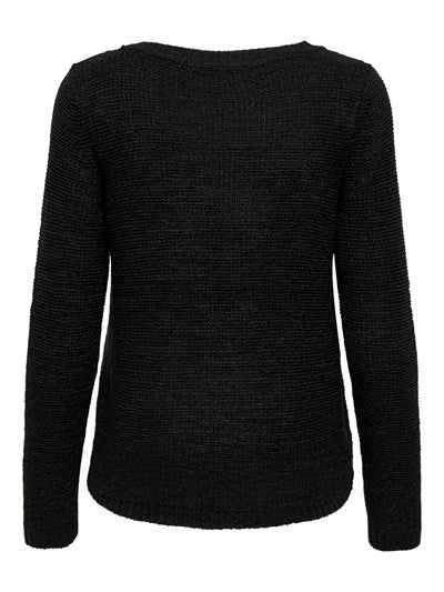 Only black knit sweater for women
