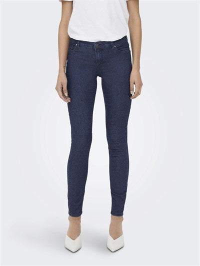 Legging jeans bleu foncé Only pour femme