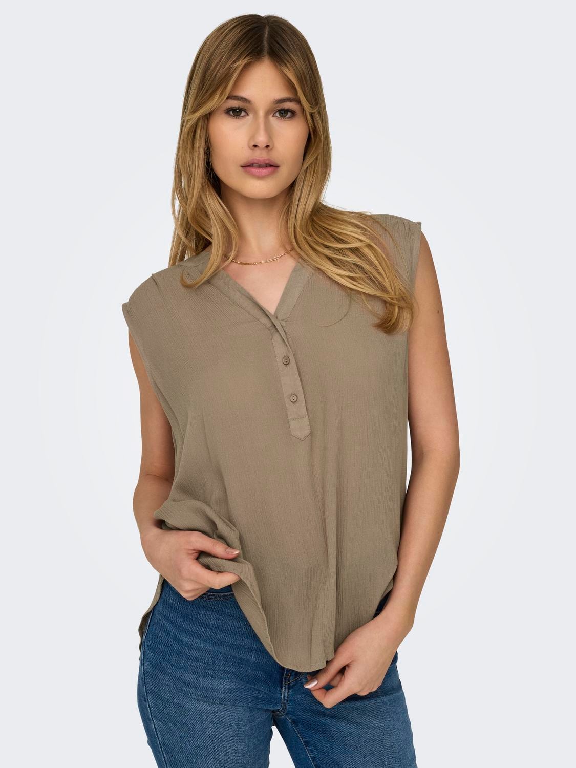 Camisole beige only femme