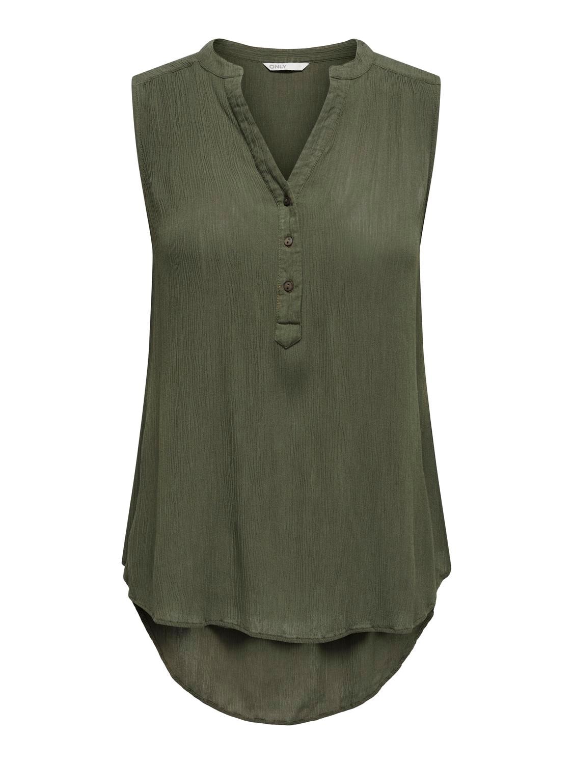 Camisole verte only femme