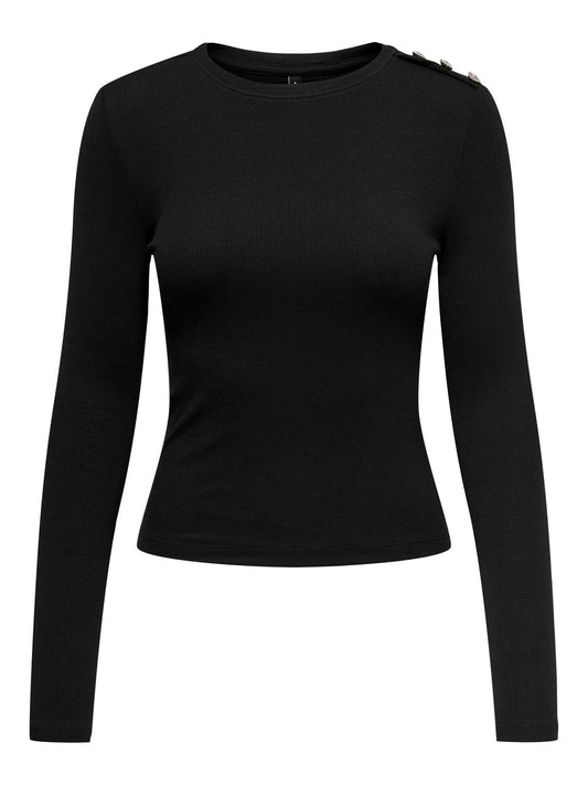 TRICOT NOIR FEMME ONLY