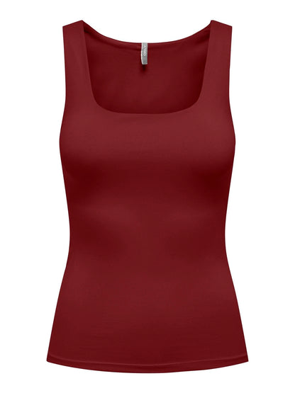 Camisole rouge ONLY pour Femme