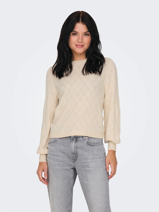 TRICOT BEIGE ONLY FEMME