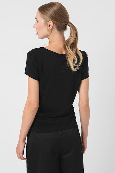 T-SHIRT LOGO LEOPARD ONLY POUR FEMME