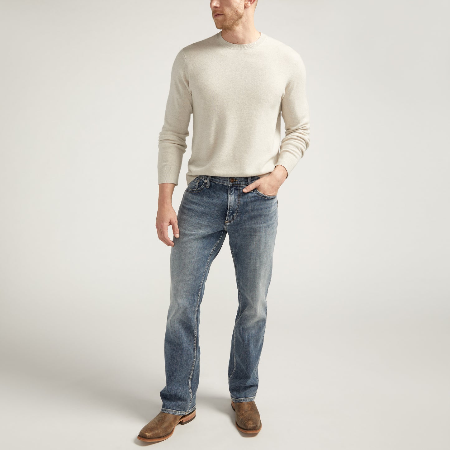 Jeans Bootcut JACE silver homme