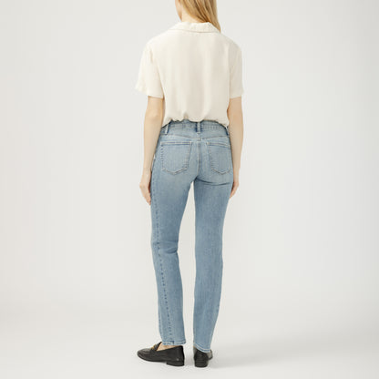 Jeans SUKI DROIT taille moyenne silver femme