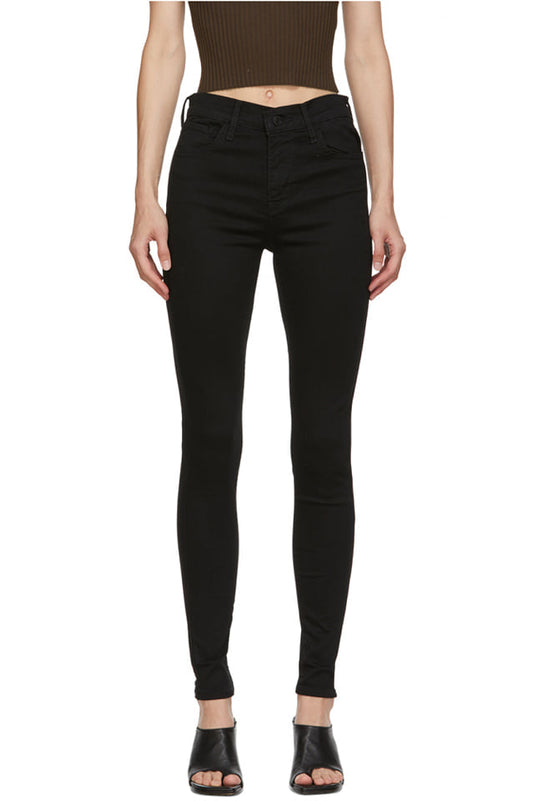 Jeans Levi's 720 noir super skinny pour femme