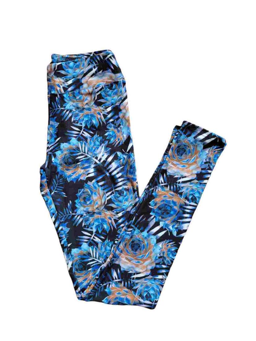 Women's Blue floral leggings
