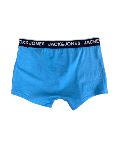 Boxer bleu élastique bleu Jack&Jones pour homme