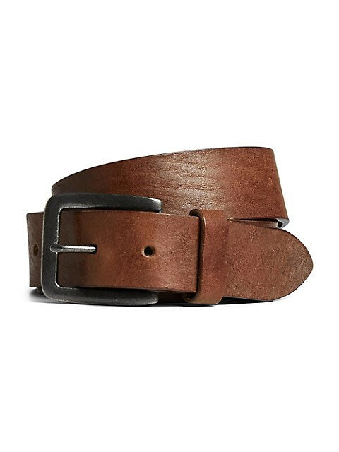 Jack&Jones men's brown leather belt