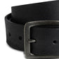 Jack&Jones men's black leather belt