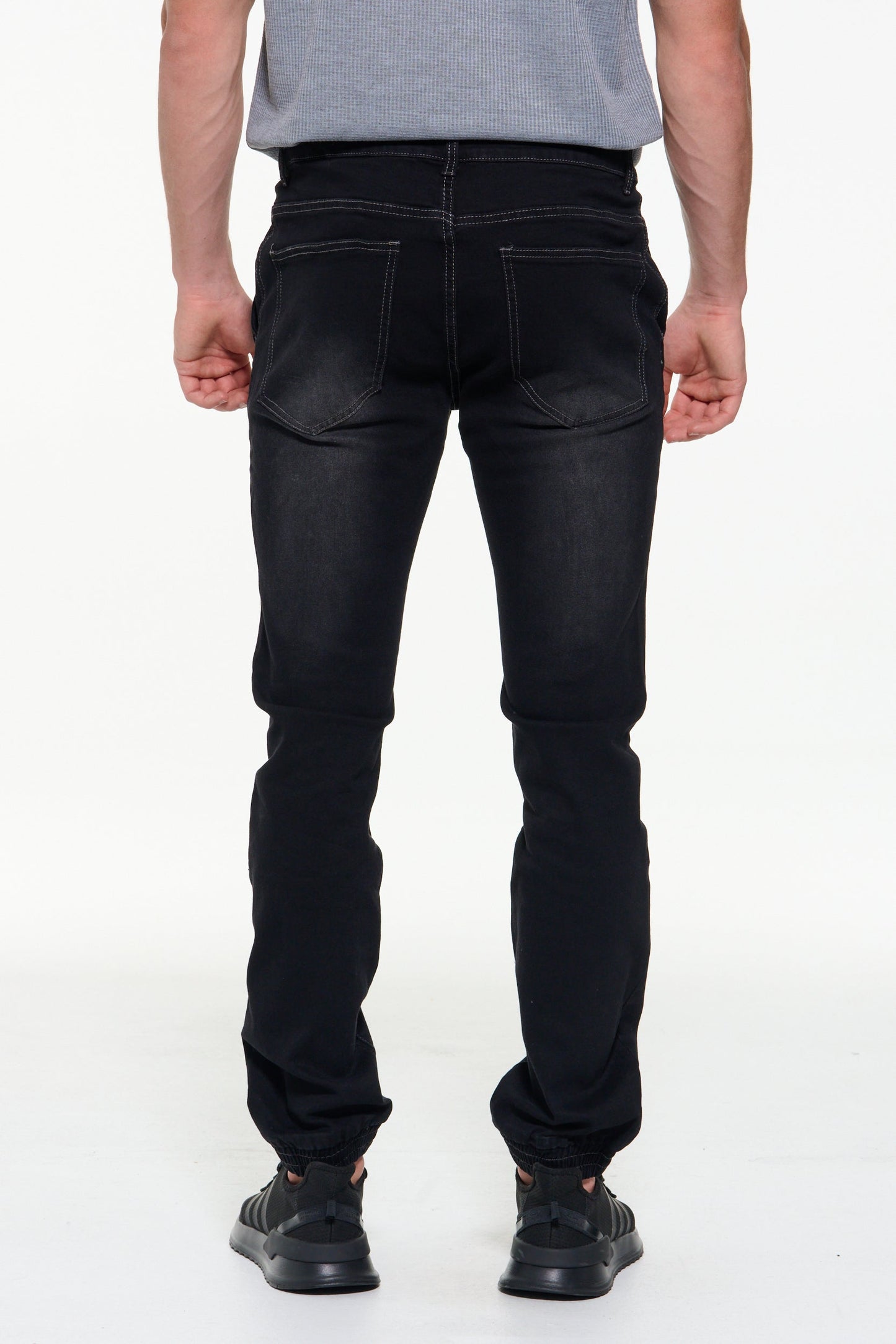 Northcoast black denim pants for men