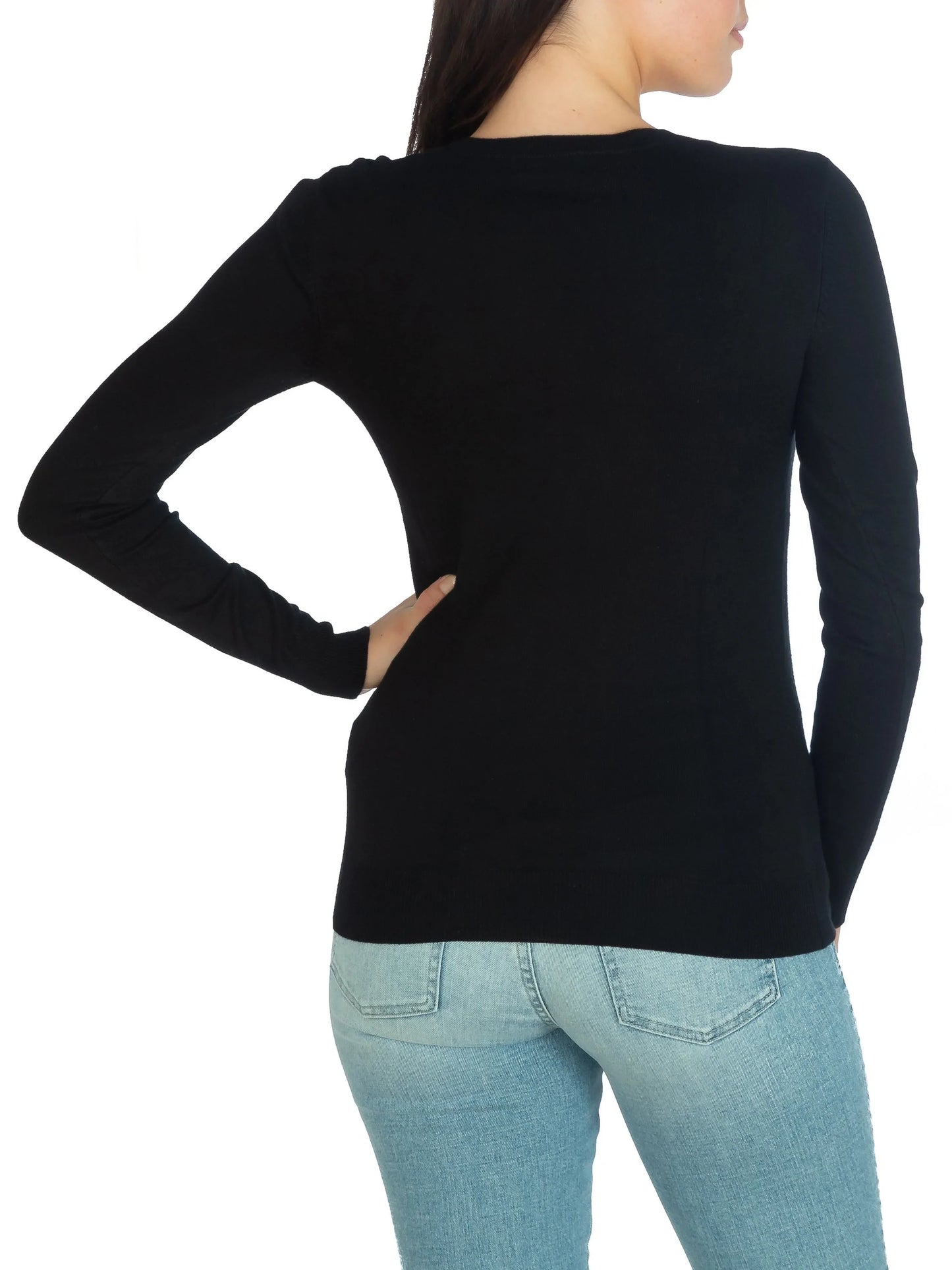 GUESS women's black knit top