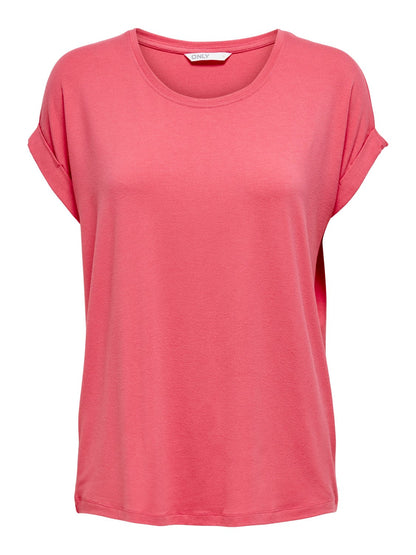 T-shirt corail ONLY pour femme