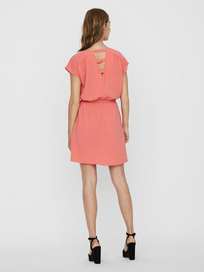 Robe corail ONLY pour femme