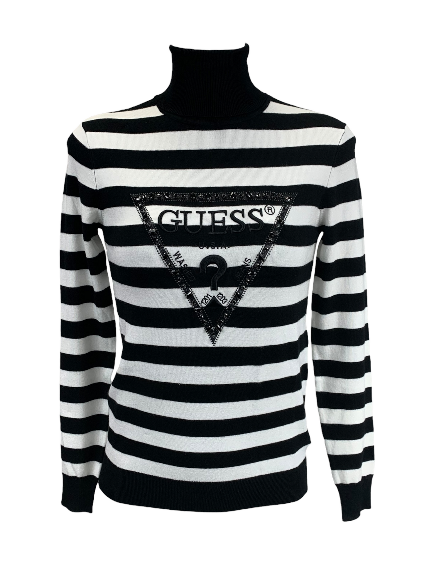 GUESS women's striped knit top