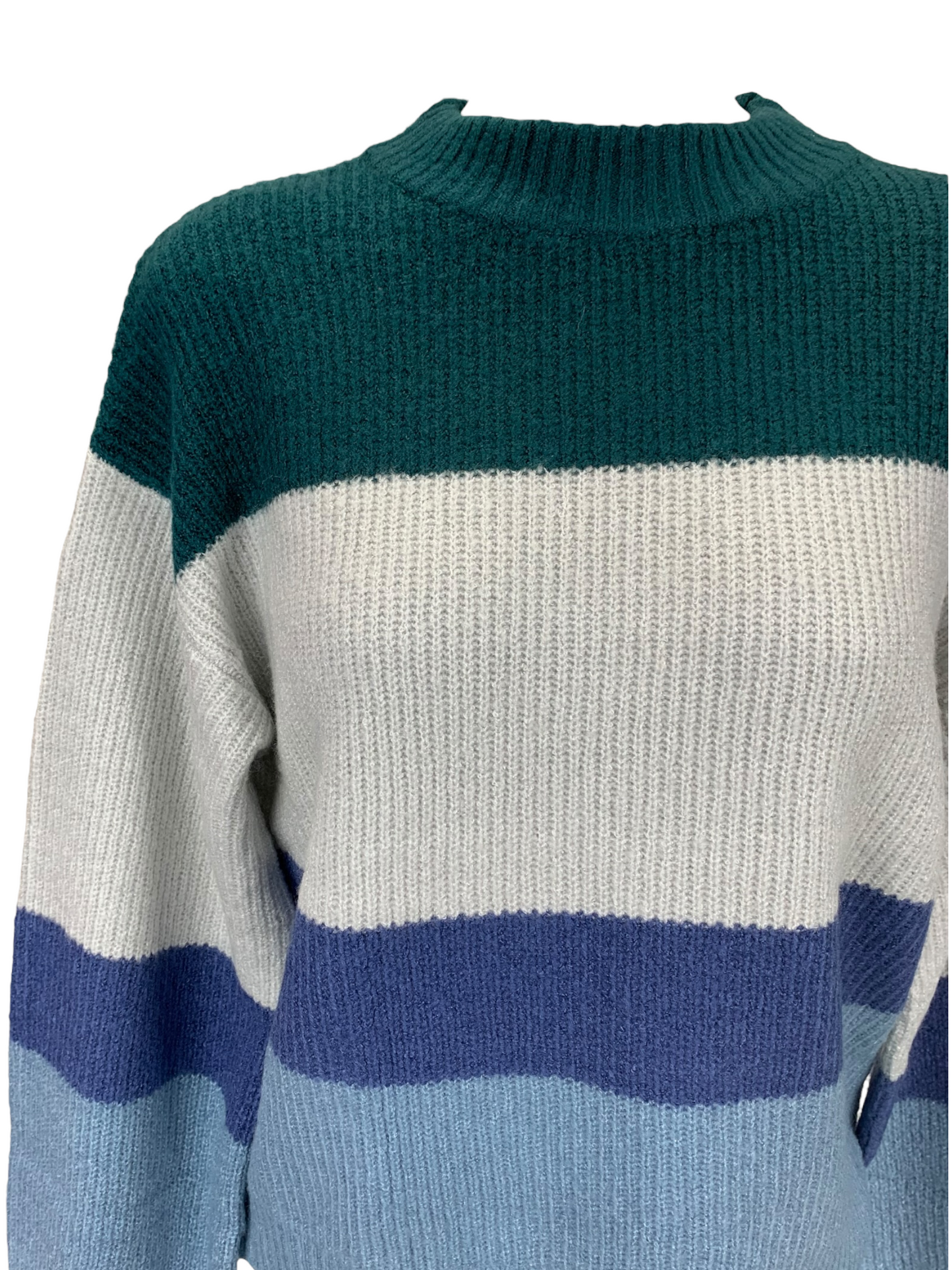 Women's Mandarine&Co green and blue sweater