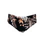 Bas de maillot de bain noir fleuri Nass woman pour femme