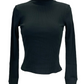 Women's Mandarine&Co black turtleneck