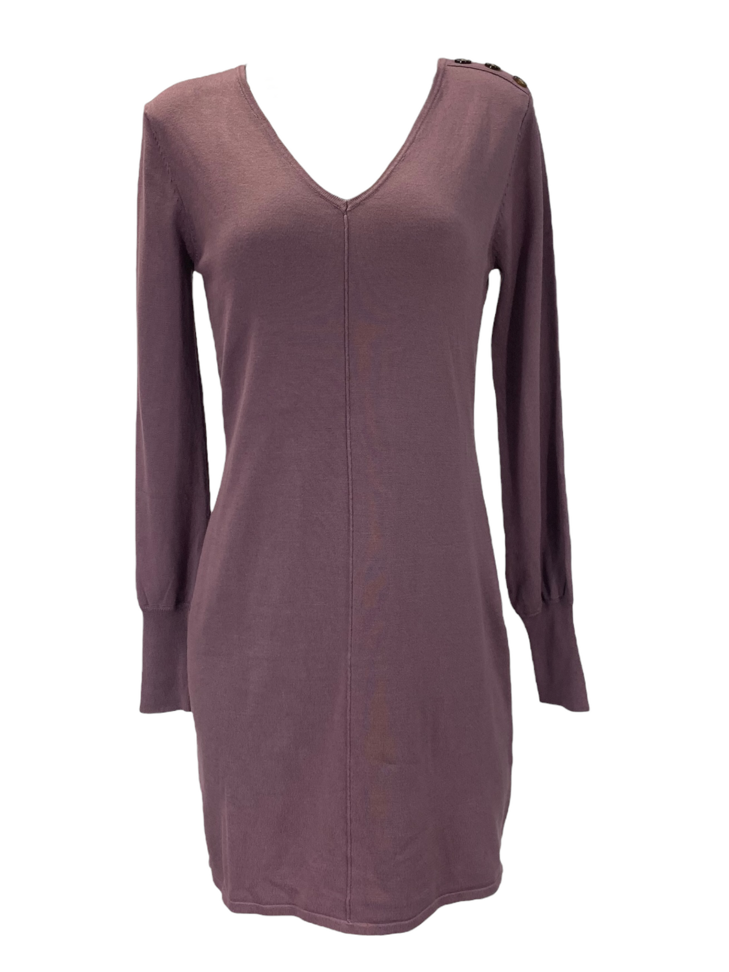 Robe en tricot couleur raisin Mandarine&Co pour femme