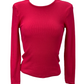ONLY women's pink long sleeve T-shirt