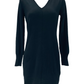 Robe en tricot noir Mandarine&Co pour femme