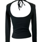 T-shirt manches longues noir ONLY pour femme
