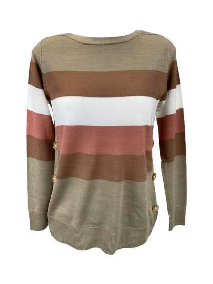 Women's Nass Woman taupe long-sleeved sweater