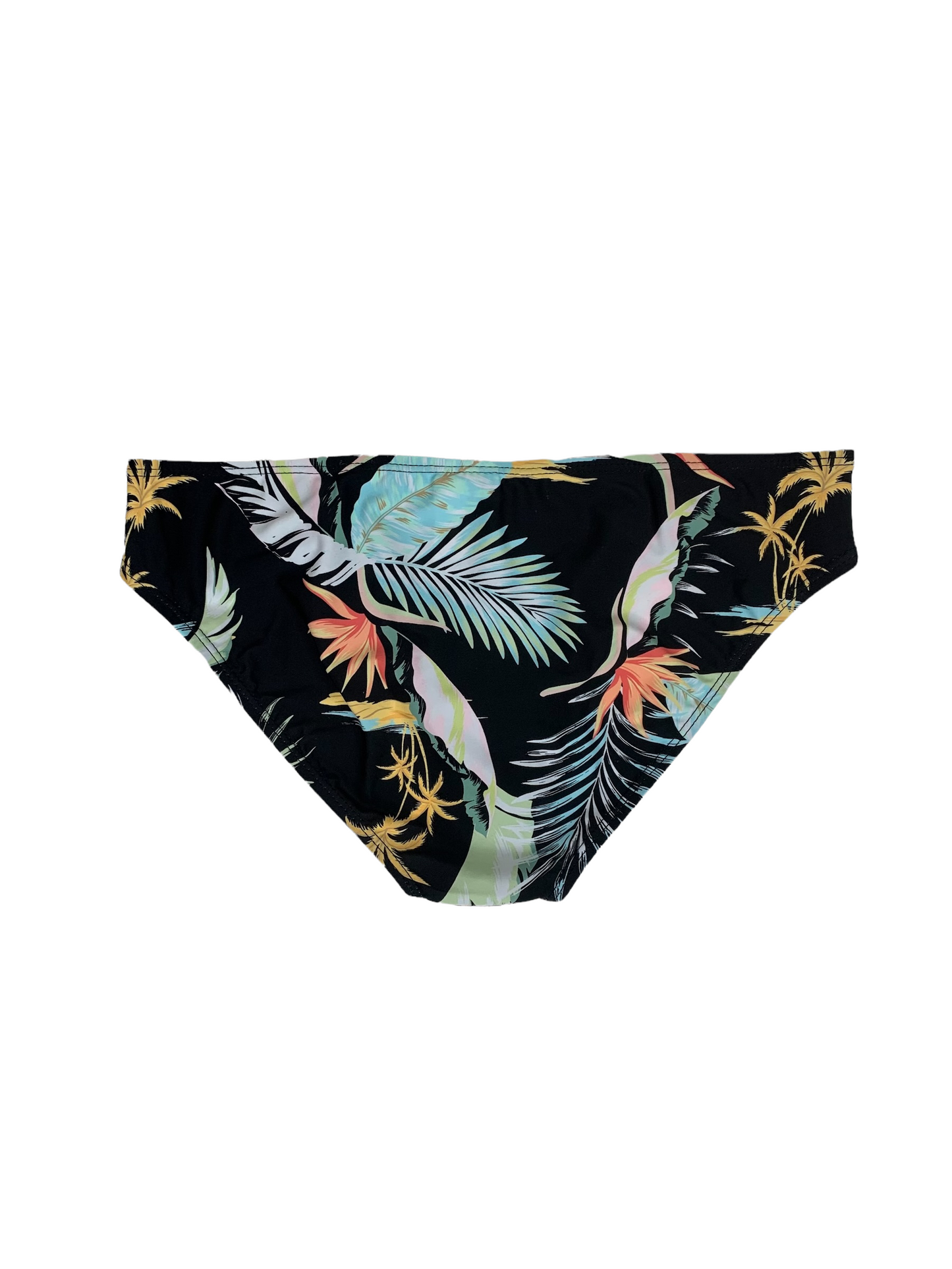 Bas de maillot de bain noir tropical Nass Woman pour femme