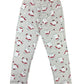 Pantalon de pyjama gris Mandarine&Co pour femme