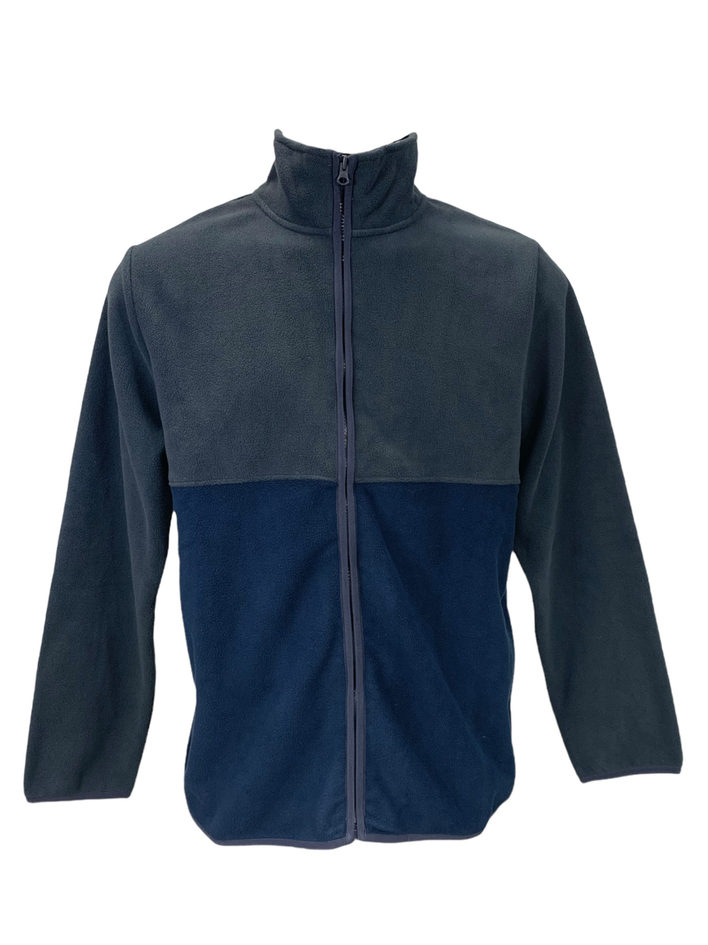 Men's Northcoast grey and navy fleece jacket