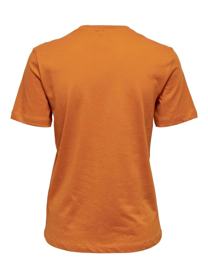 ONLY orange t-shirt for women