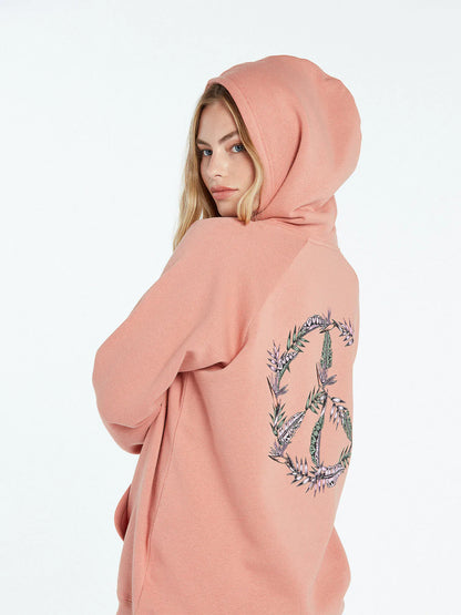 Women's Volcom pink hoodie