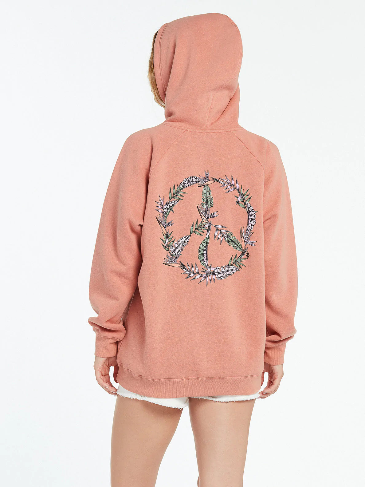 Women's Volcom pink hoodie