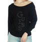 GUESS women's black knit top