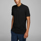 Polo noir Jack&Jones pour homme