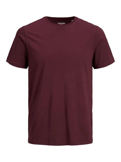 Jack&Jones men's burgundy T-shirt