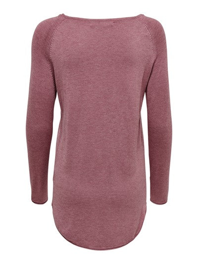 ONLY women's pink knit top