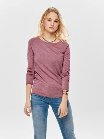 ONLY women's pink knit top