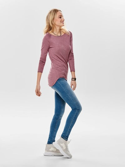 ONLY women's pink knit top