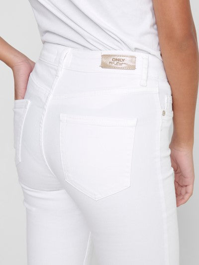 ONLY women's white jeans