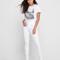 Jeans blanc ONLY pour femme