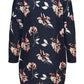 Haut à manches 3/4 marine ONLY pour femme