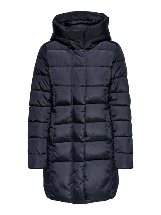 ONLY women's navy quilted coat