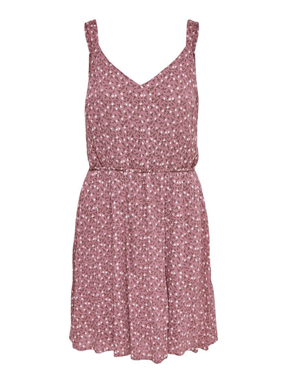 Robe fleurie rose pâle ONLY pour femme
