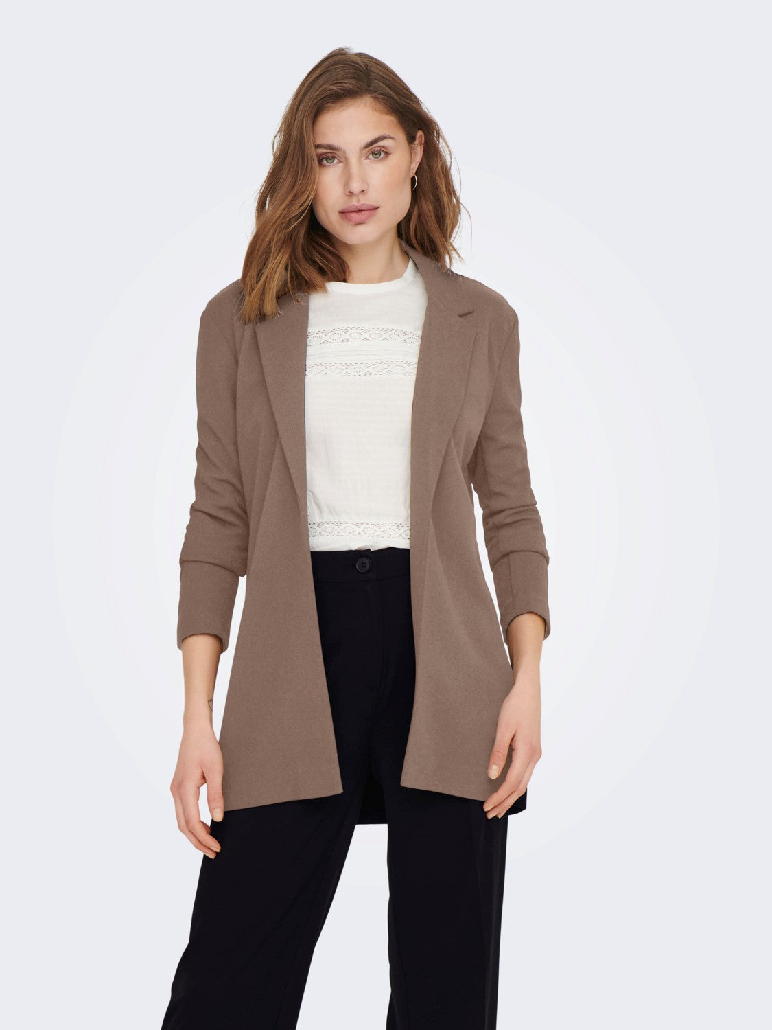 Long beige jacket ONLY for women