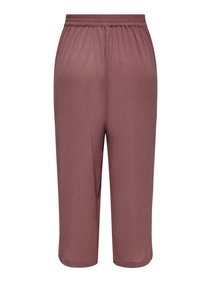 Pantalon vieux rose palazzo ONLY pour femme